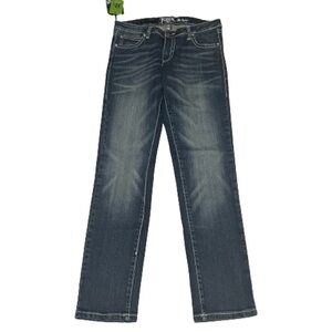 Wrangler jeans Rock 47 skinny low rise jeweled Sz 7/31 NWT